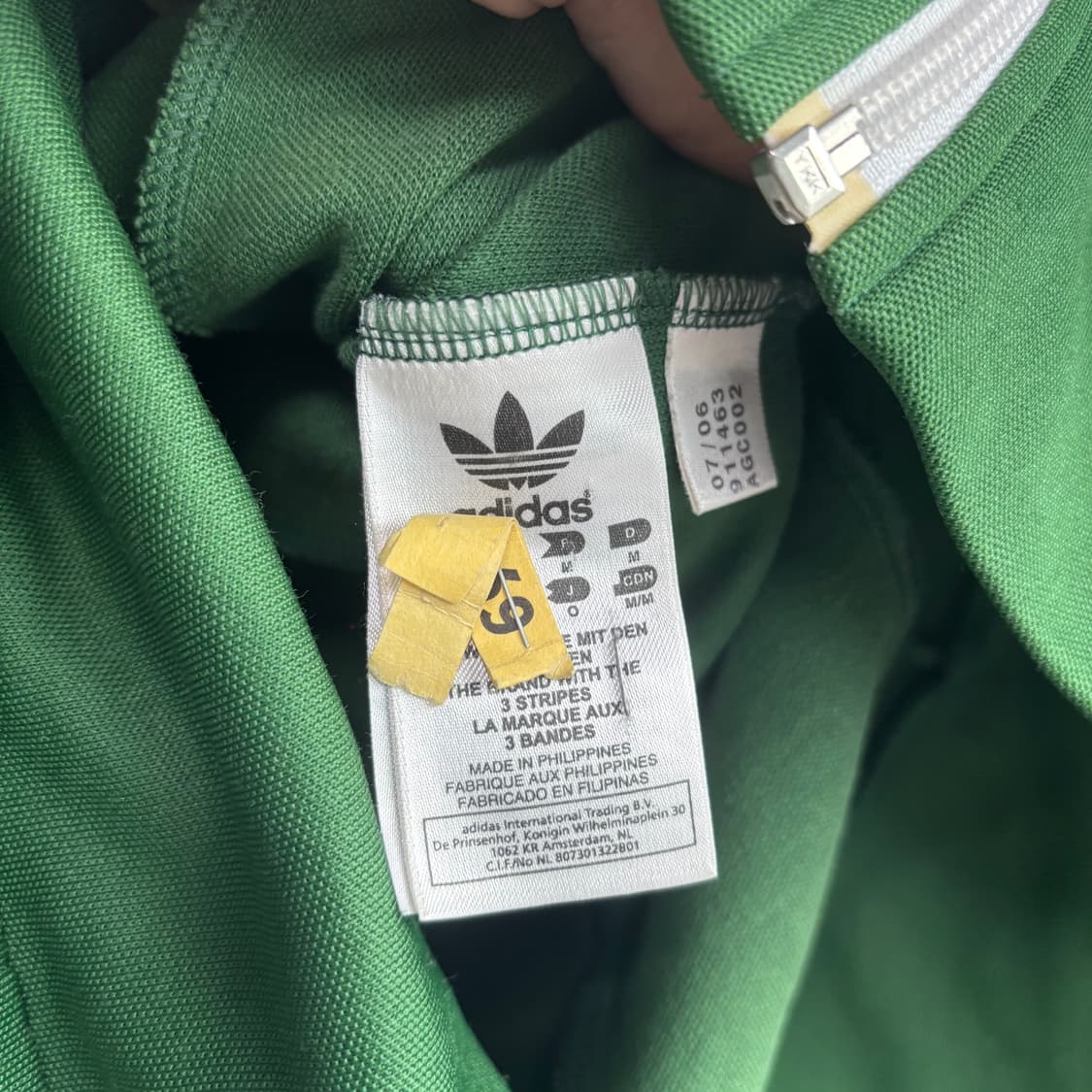 아디다스 빅로고 유로파 져지 트랙탑 초록 그린 상품이미지3