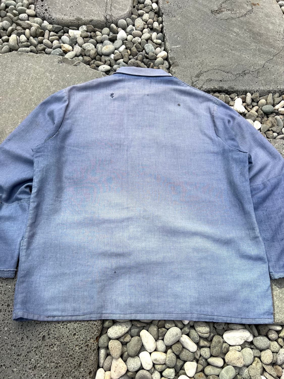 HARD FADED BLUE VINTAGE WASHING 프렌치워크자켓 상품이미지8