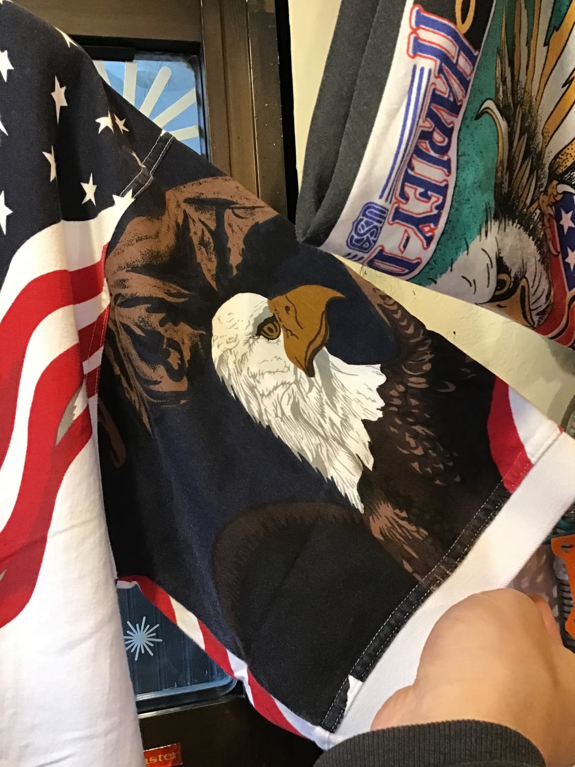 성조기 빈티지 카라티 상품이미지4