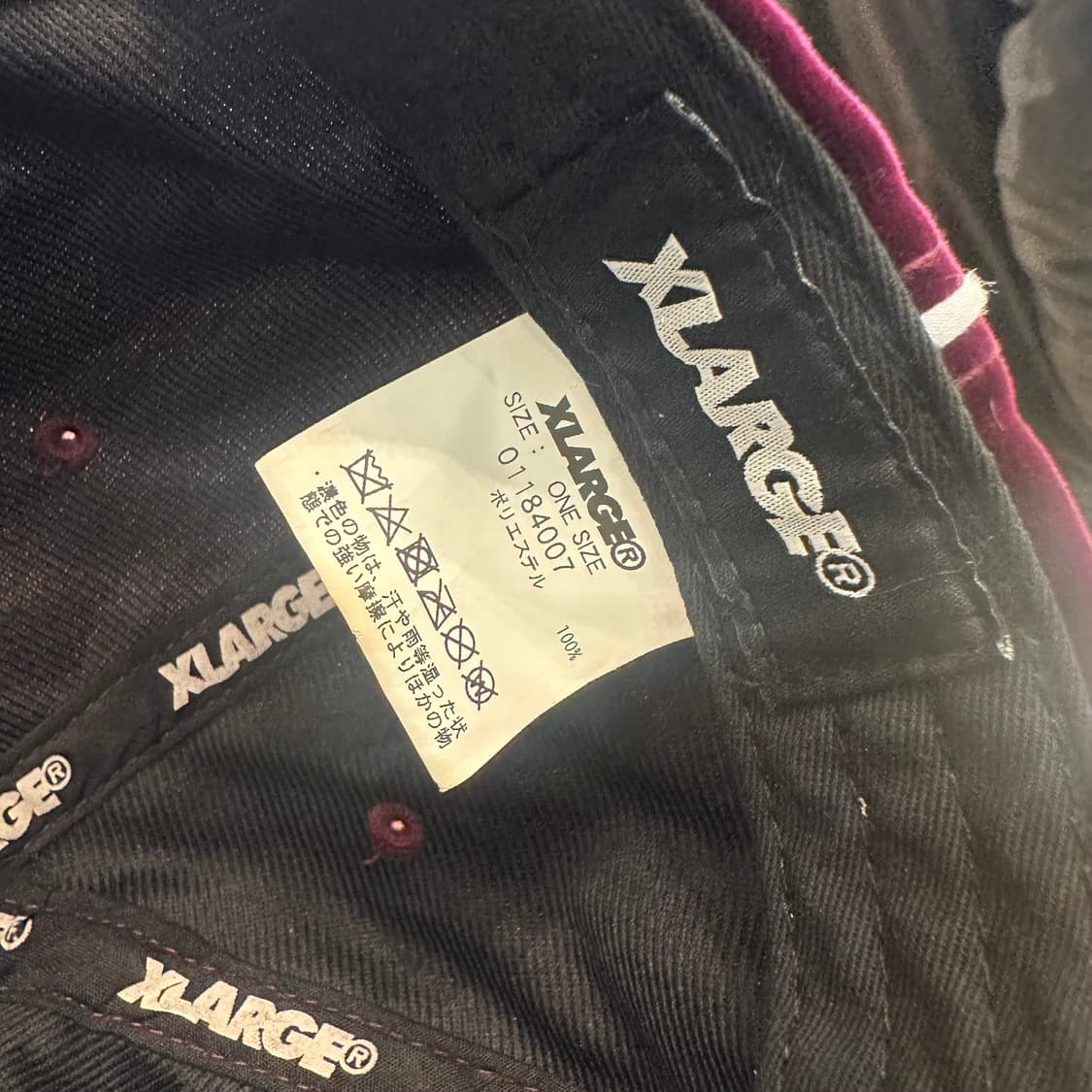 엑스라지 재팬 버건디 벨벳 캡 상품이미지8