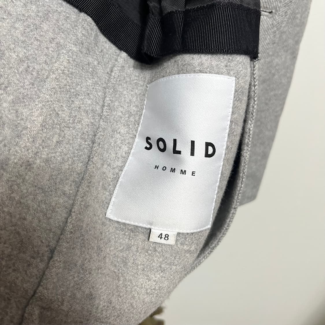 솔리드옴므 캐시미어 헤링본자켓 EU48 상품이미지2