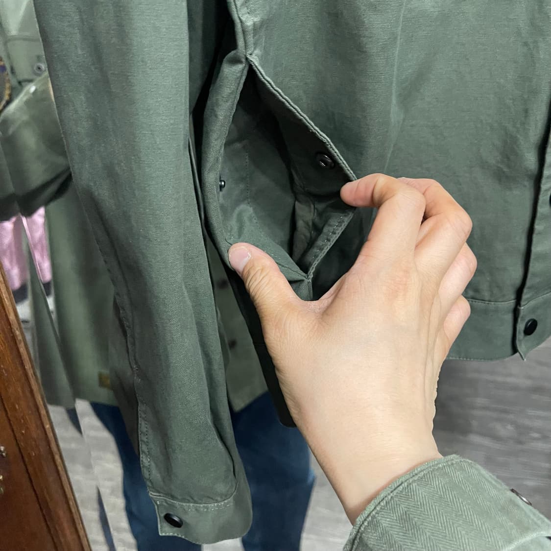 코스 워크 셔츠자켓 상품이미지3