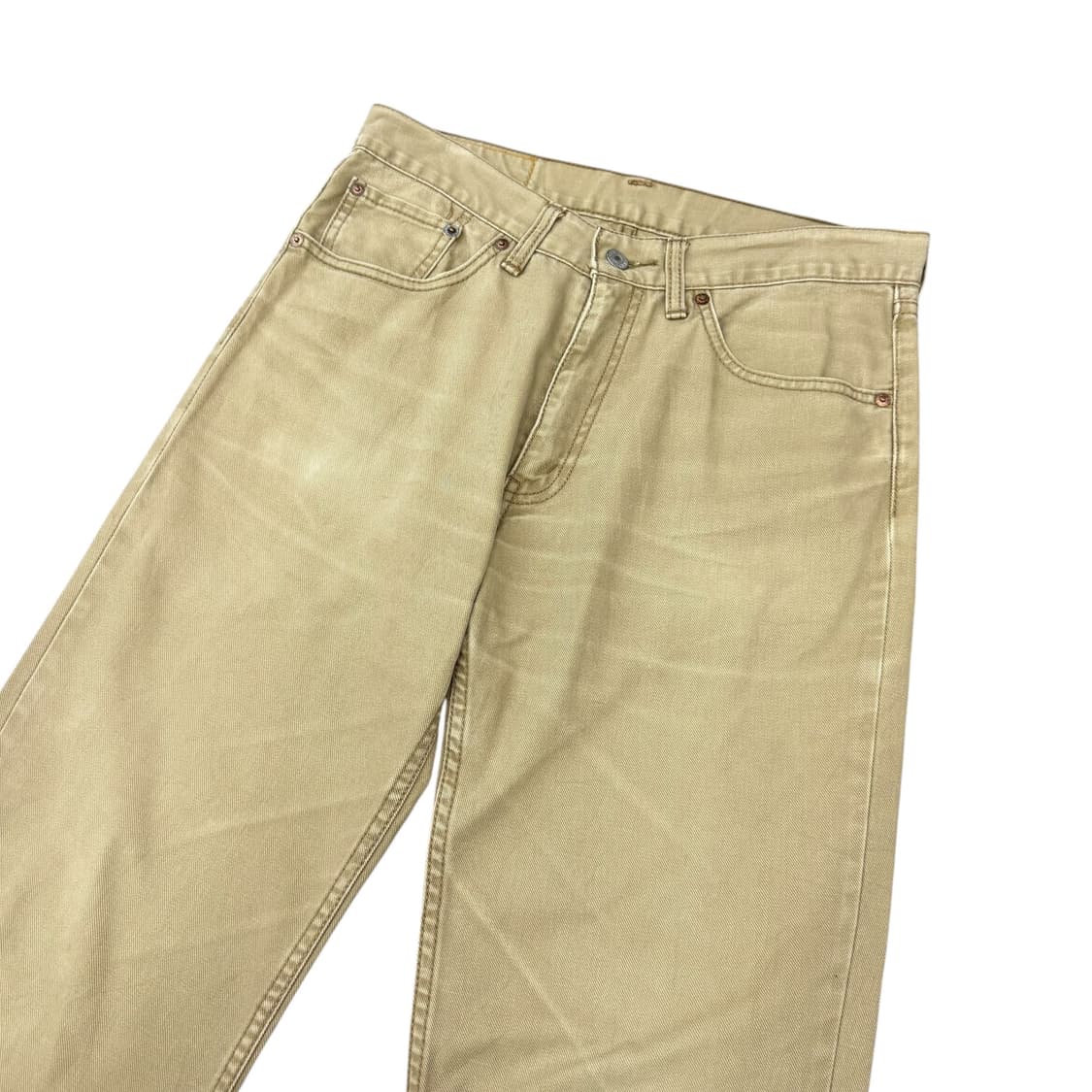 리바이스 702 베이지 워싱 세미와이드 코튼팬츠 상품이미지3