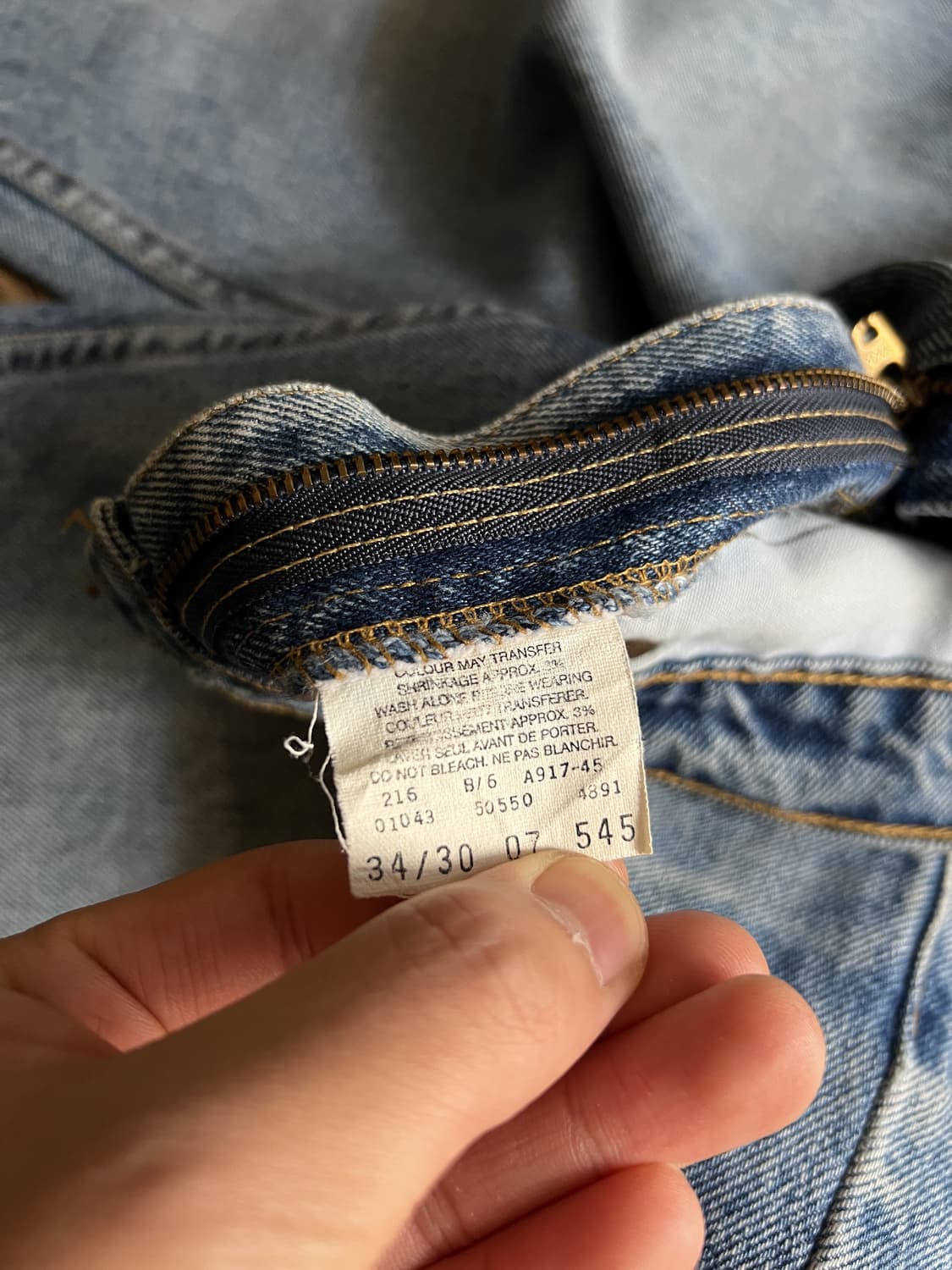 [34]리바이스 550 캐나다제 빈티지 워싱 릴렉스핏 데님 팬츠 상품이미지9