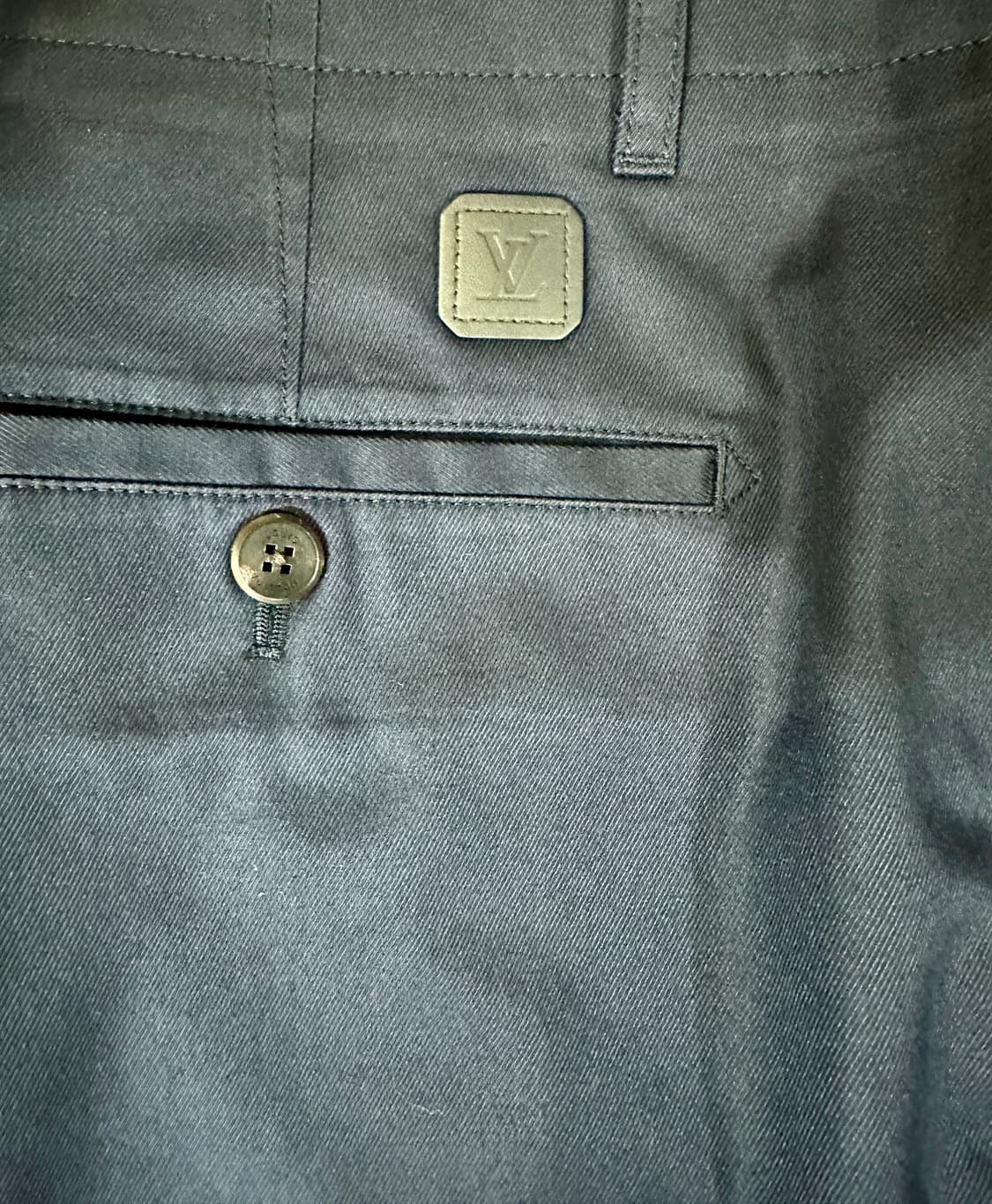 루이비통 네이비 코튼 치노 팬츠 44 상품이미지3