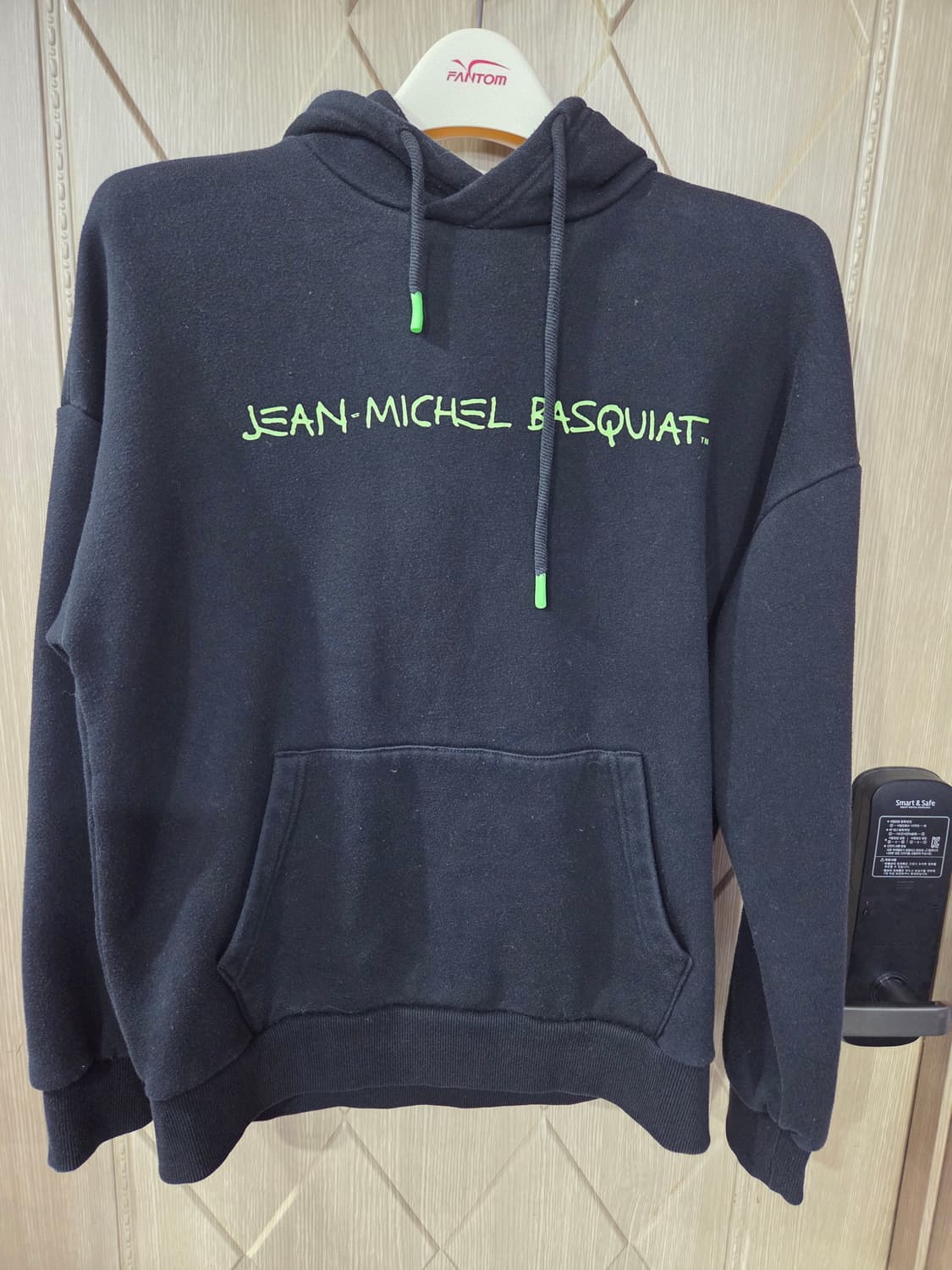 장 미쉘바스키아 블랙후드티 상품이미지1