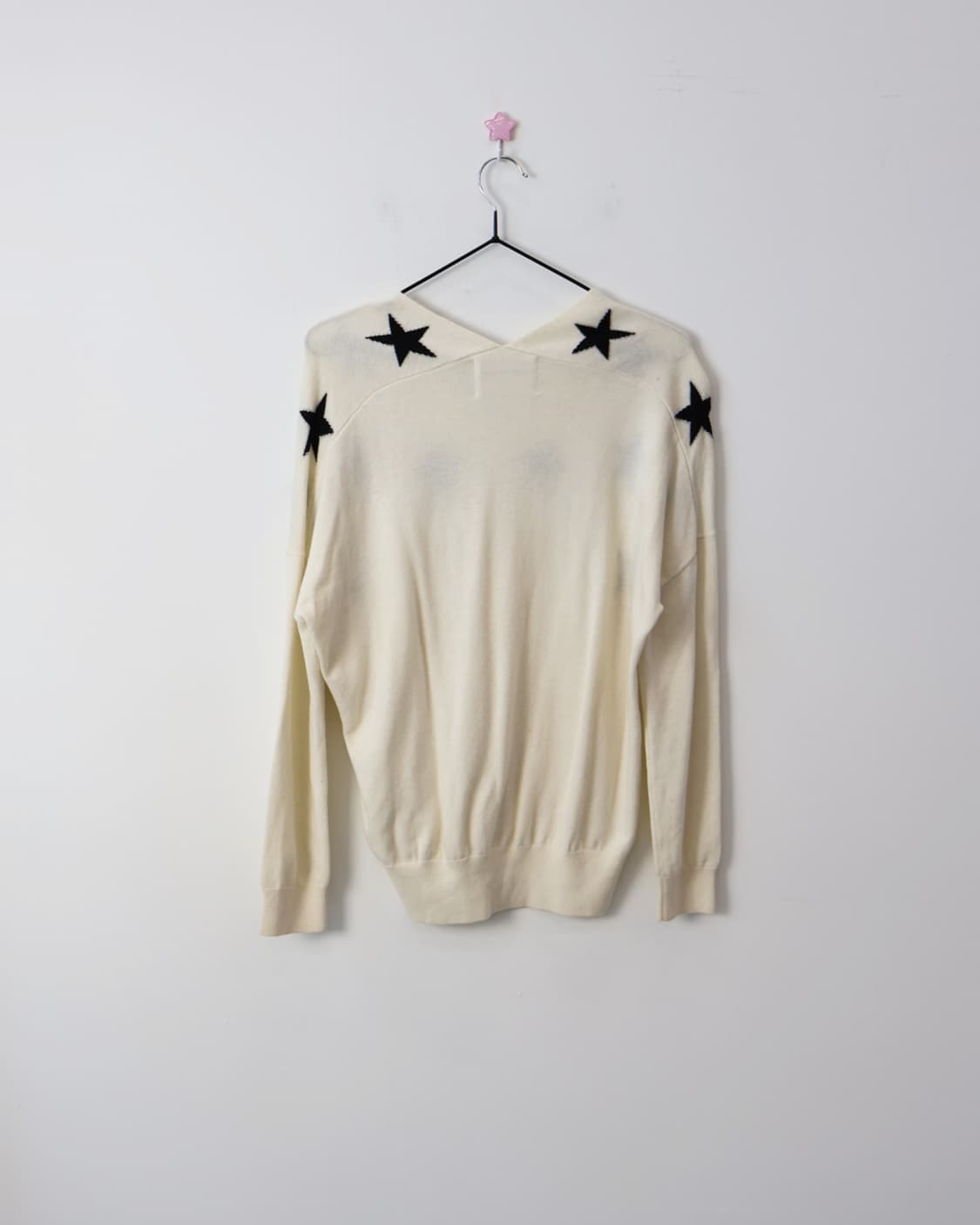 Jpn Ivory Wool Stars Sweaters 상품이미지4