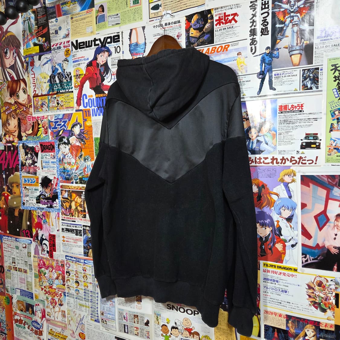 디젤 스타 배색 후드 집업 상품이미지5