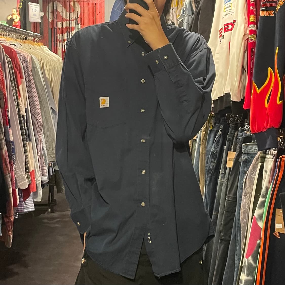 [IM] carhartt 칼하트 블랙 긴팔셔츠 상품이미지4