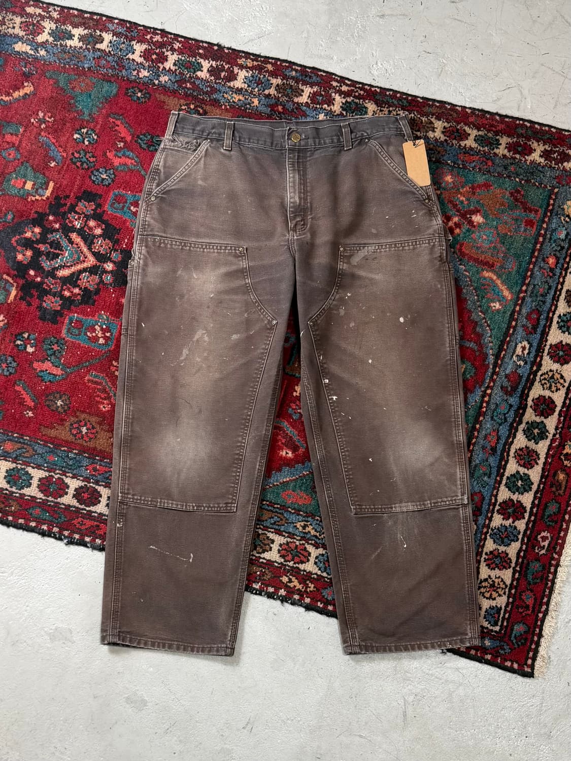 OG 칼하트 더블니 다크브라운 칼하트 B136 DKB 썩블니 상품이미지1