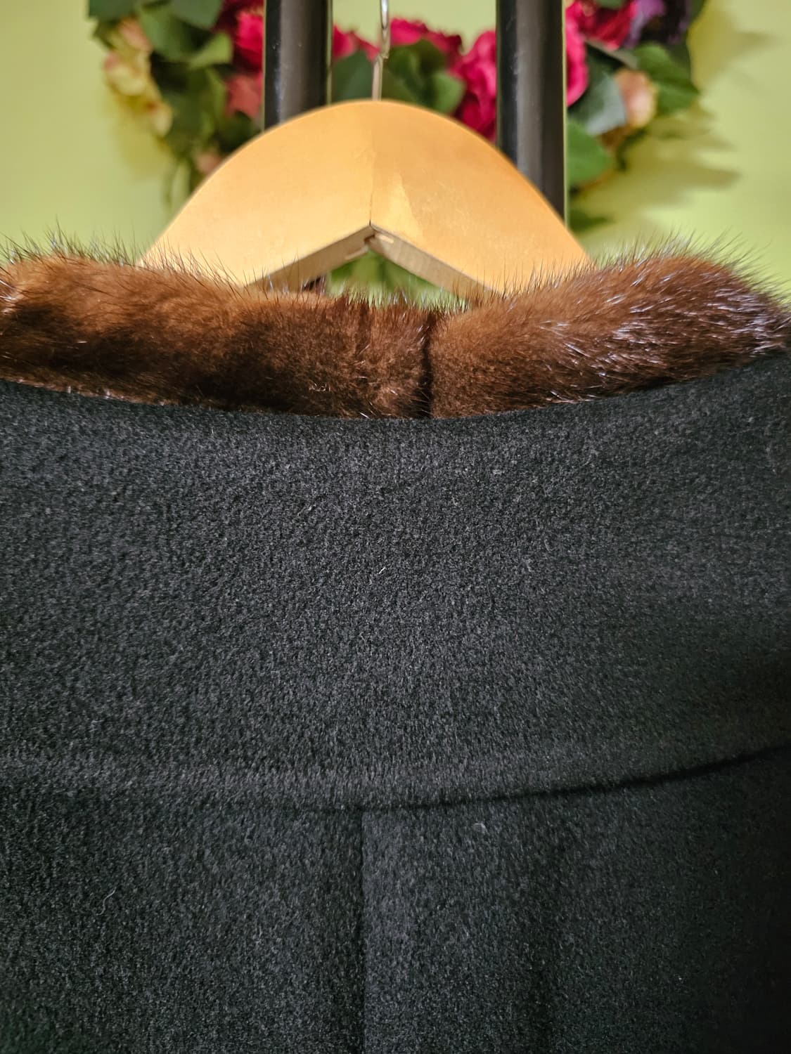 레니본 천연밍크배색 모캐시미어코트 상품이미지5