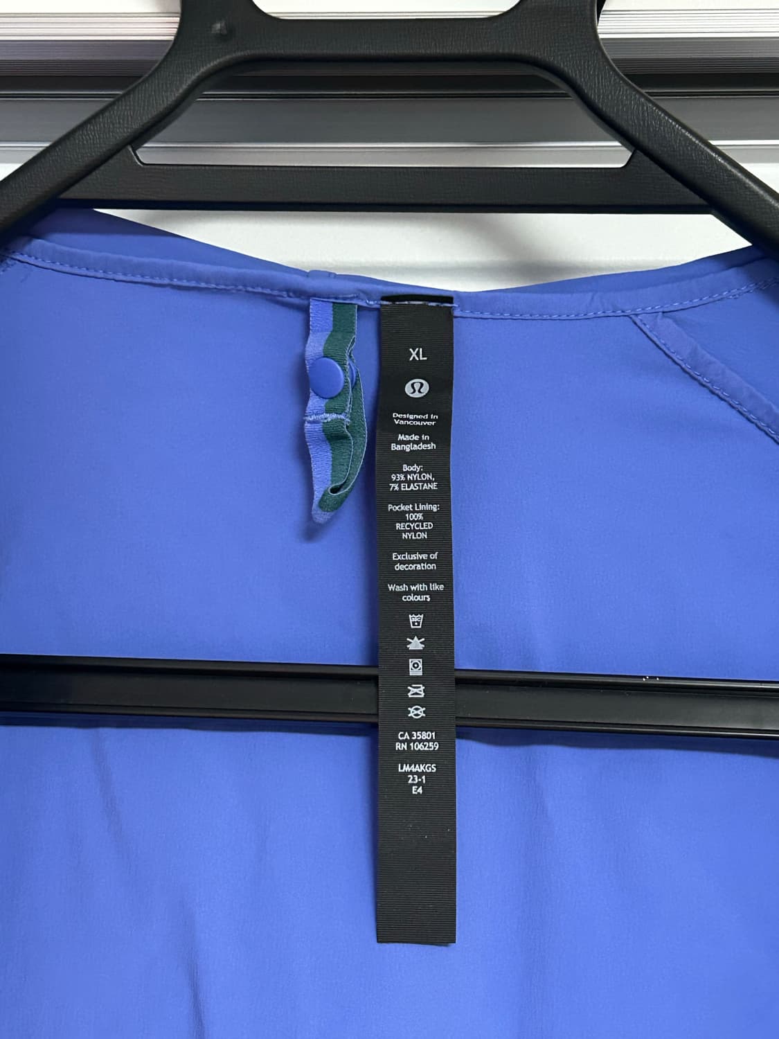 [XL] 룰루레몬 패스트 앤 프리 자켓 하늘색 상품이미지6