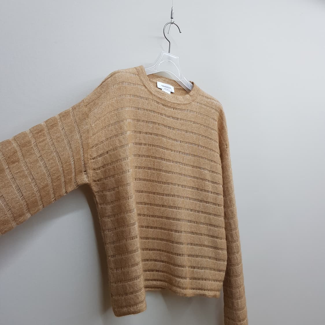 파비아나 필리피 알파카 코튼 시스루 스트라이프 니트 XS사이즈 상품이미지5