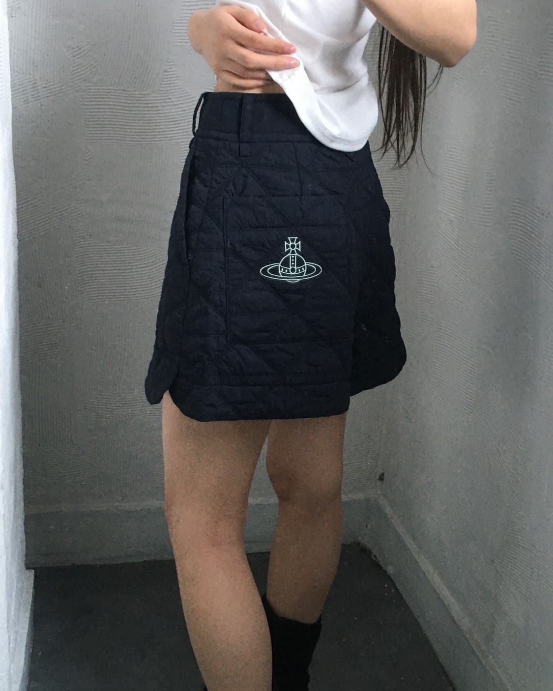 Vivienne Westwood 비비안웨스트우드 퀼티드 숏 팬츠 상품이미지1