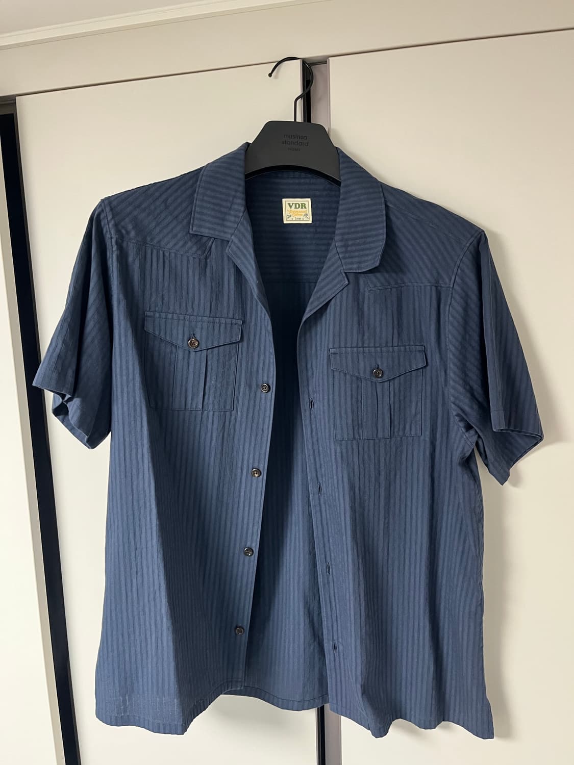 비디알 카우보이 셔츠 네이비 L 상품이미지2