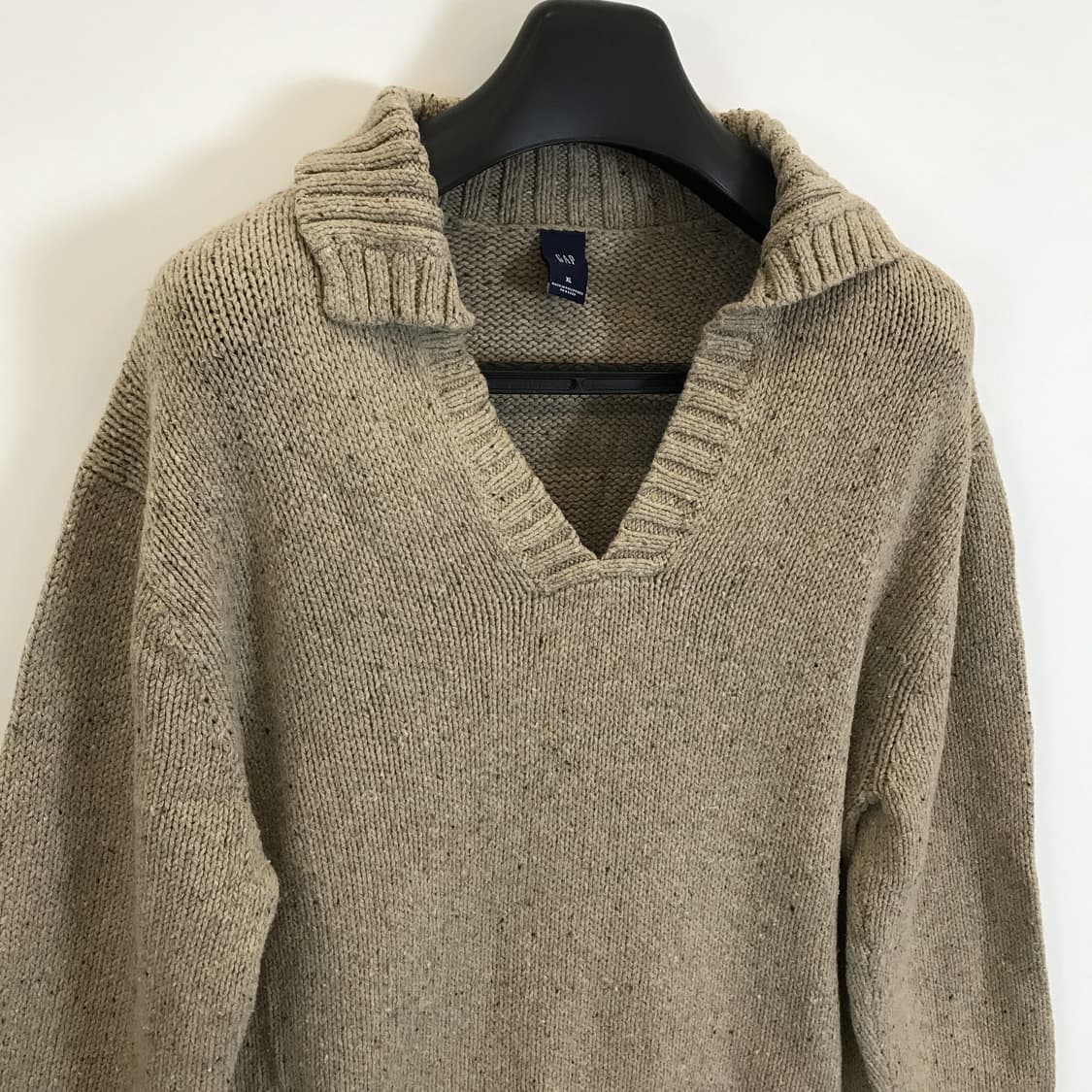 GAP 갭 90s 올드캡  울 카라넥니트 일본판[XL] 상품이미지2