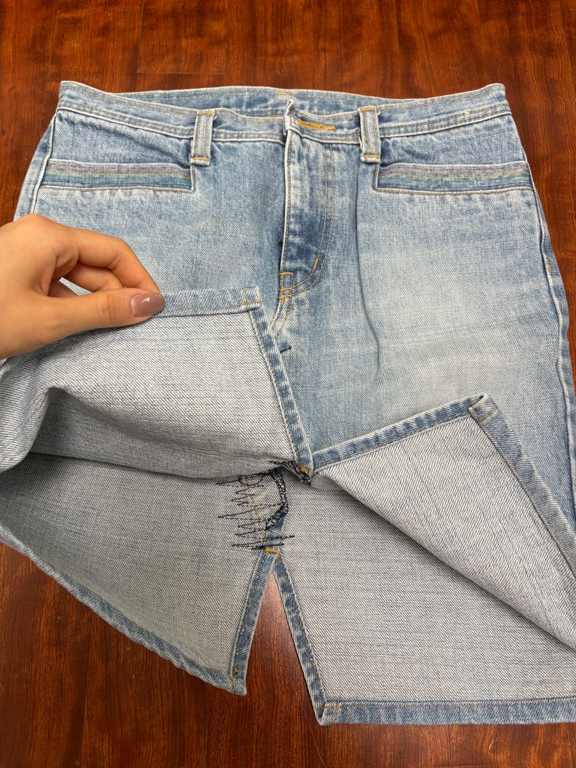 히스테릭 글래머 데님스커트 상품이미지3