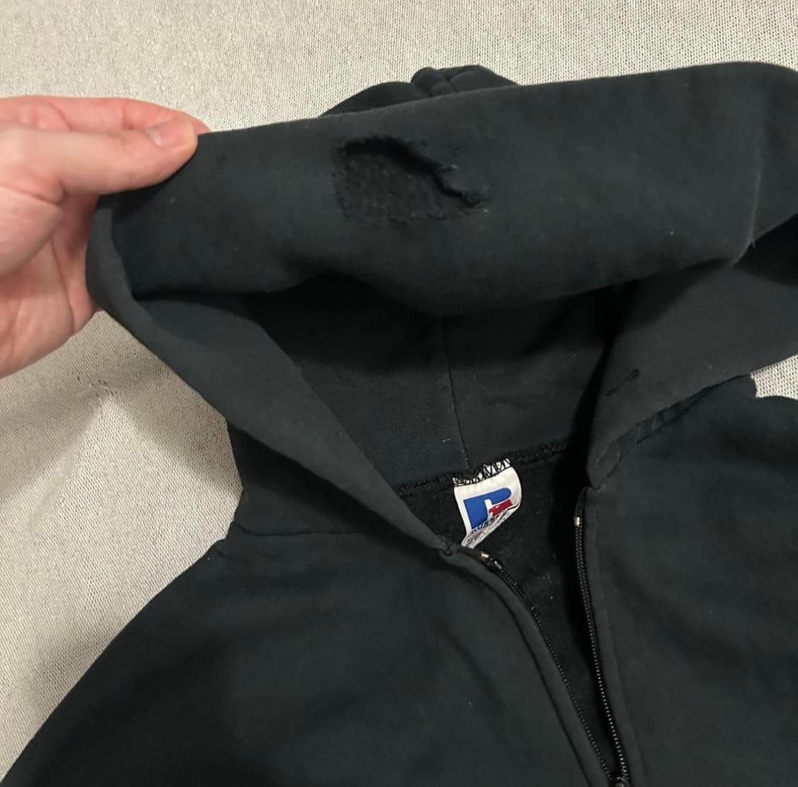 [XL]made in usa 90s 러셀 후드집업  상품이미지4