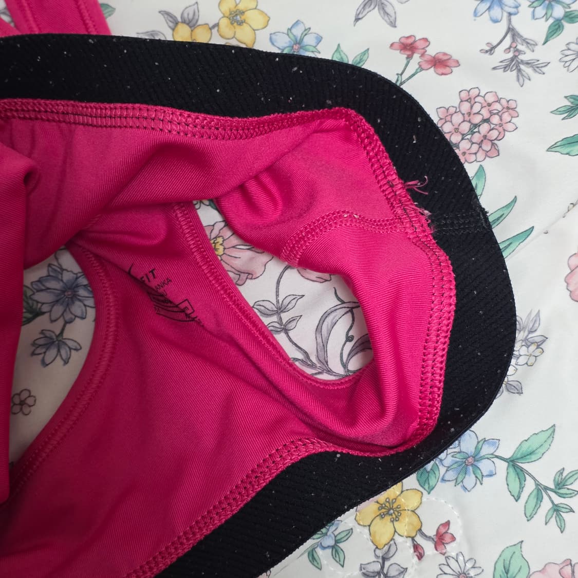 나이키 pro 빈티지 핫핑크 스포츠 브라탱크탑 상품이미지4