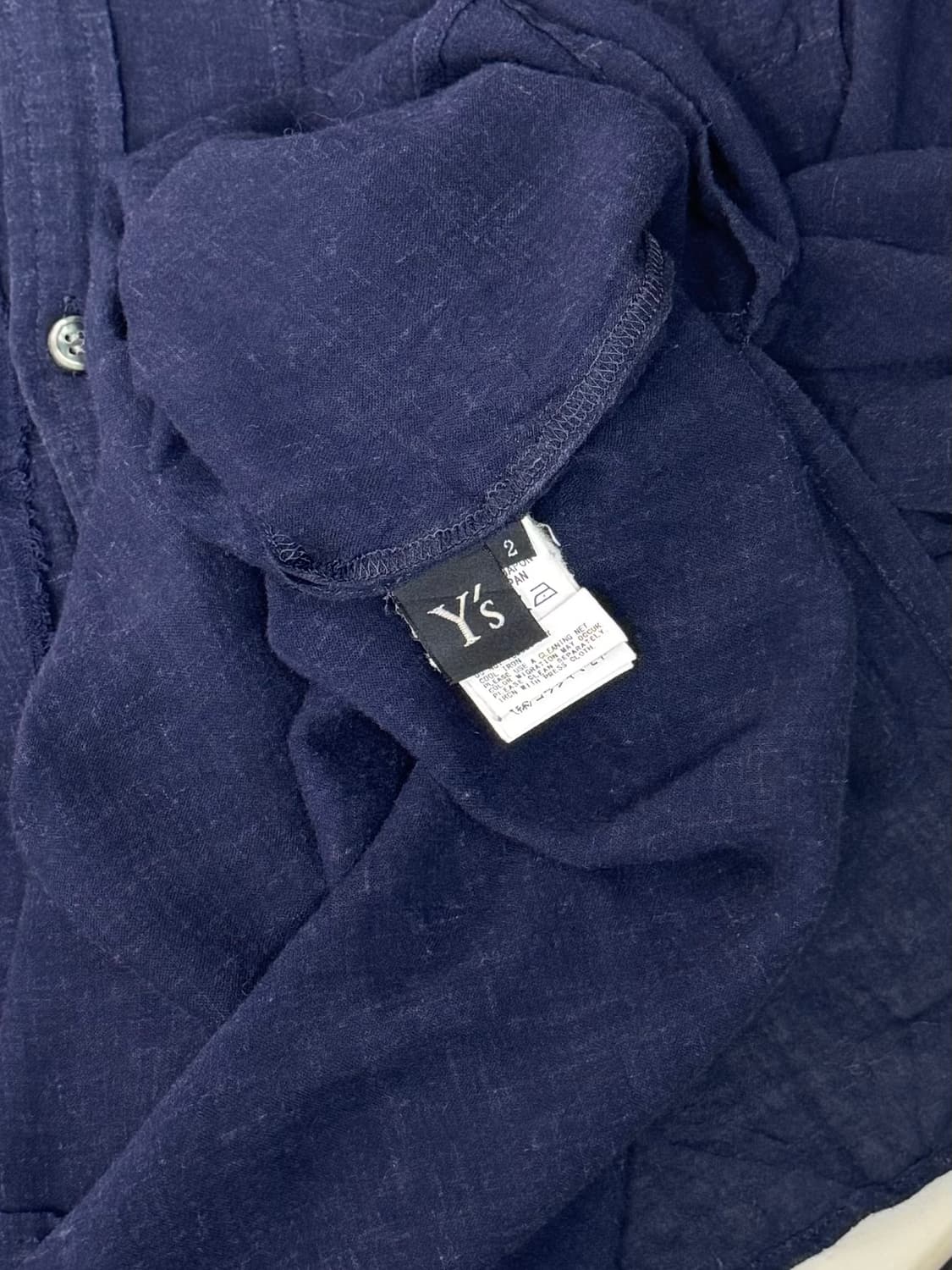 요지야마모토 슬리브리스 셔츠/S16 상품이미지3