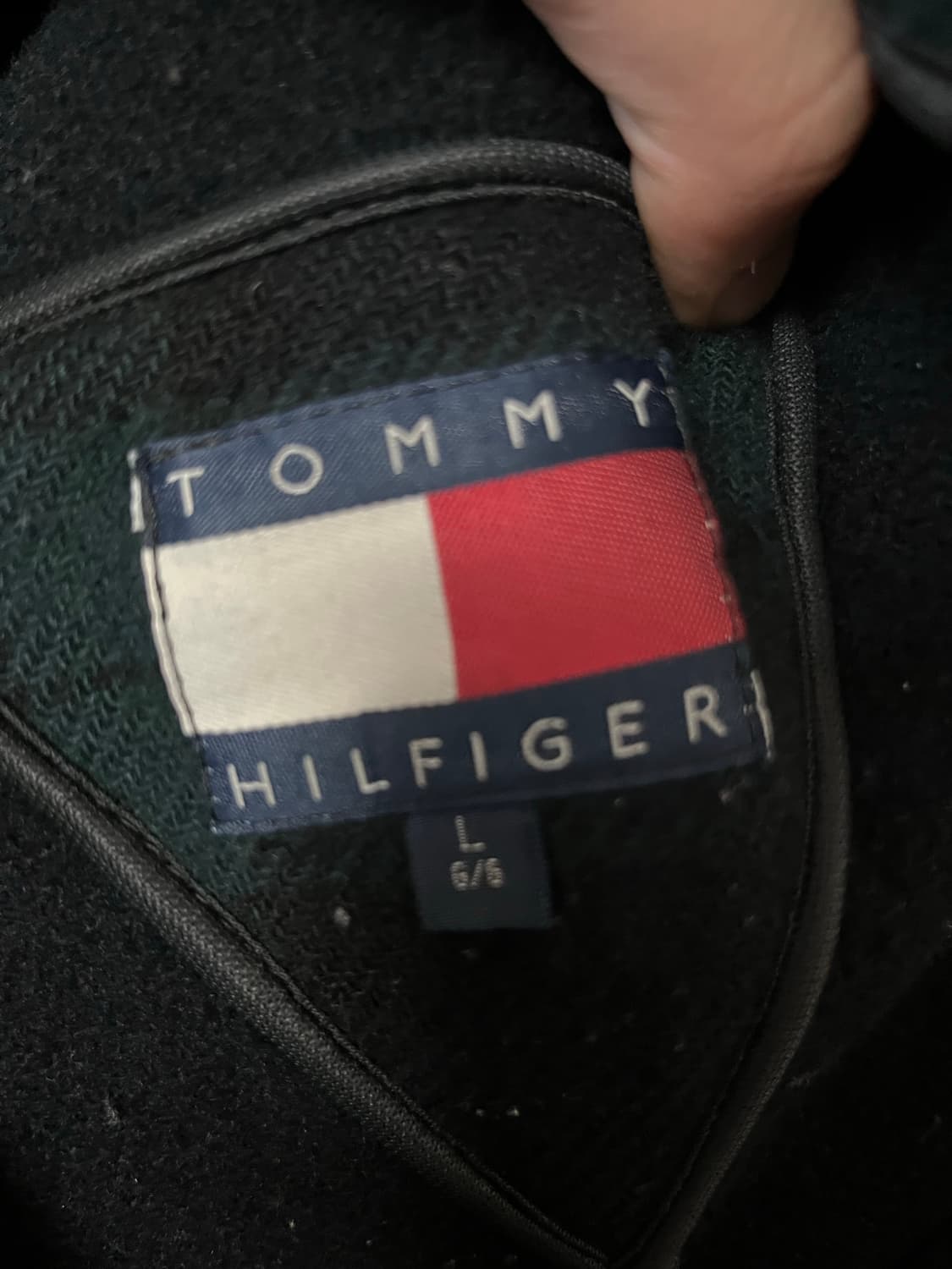 타미힐피거 블랙와치 코트 made in England 상품이미지5