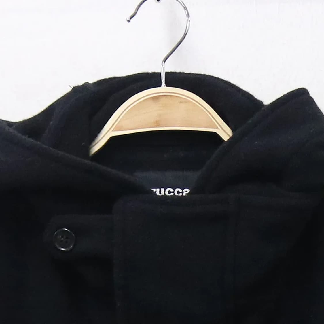 주카 Y2K 울 혼방 후드 코트 60448 상품이미지3