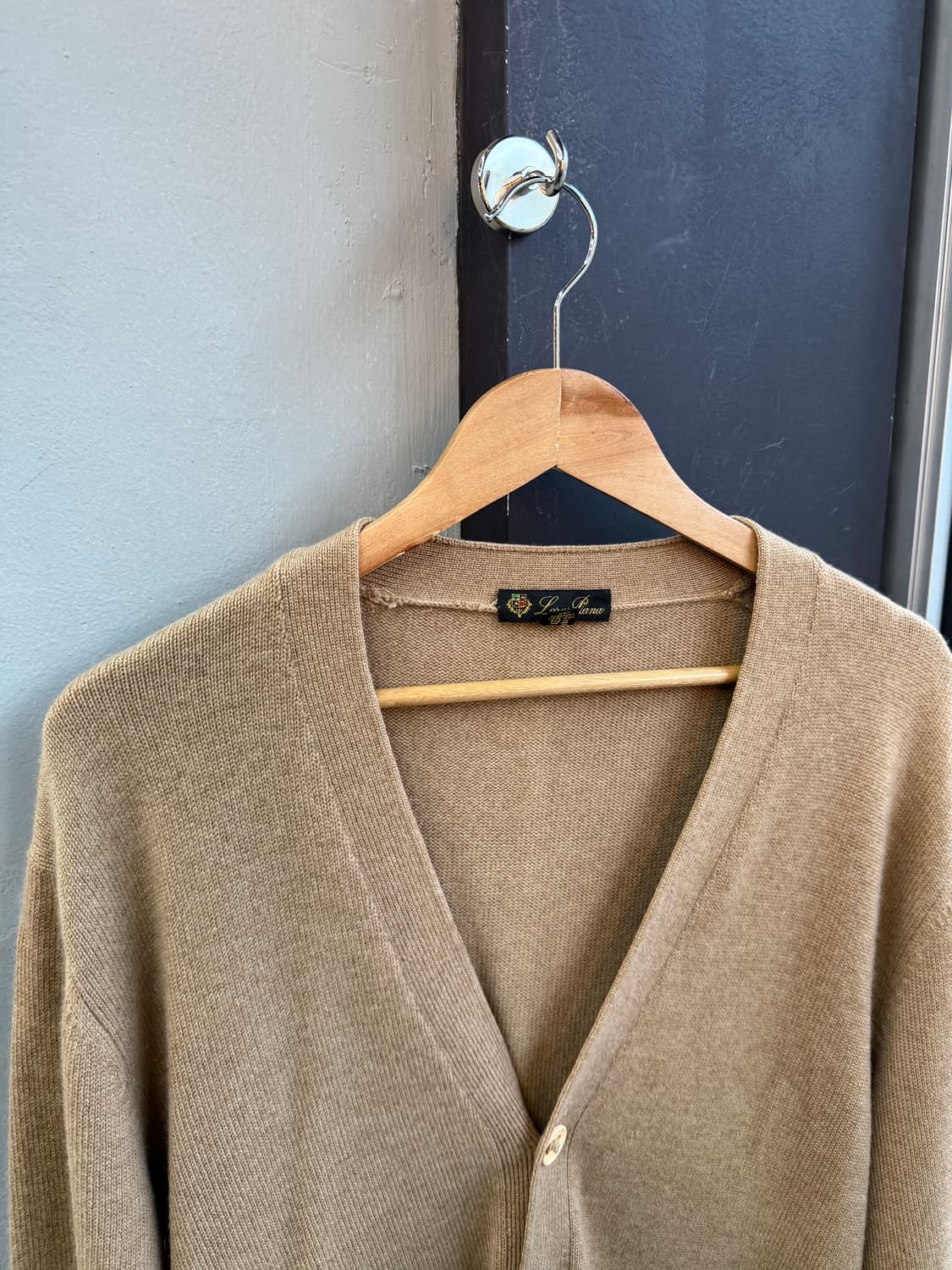 54/ 로로피아나 캐시미어 니트 가디건 상품이미지3