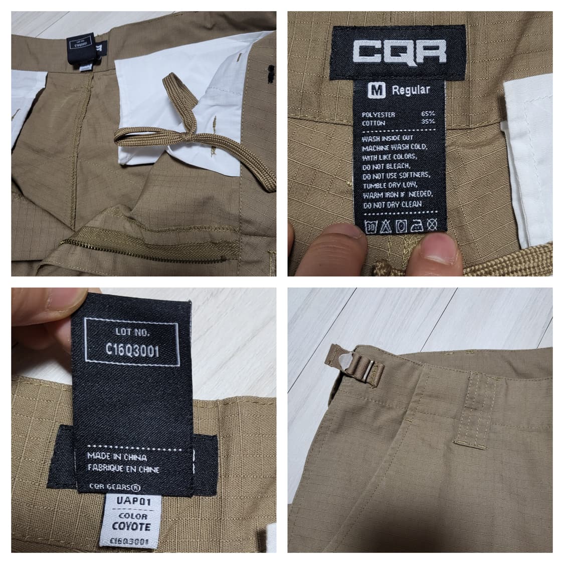 (M) CQR 택티컬 밀리터리 카고팬츠 유틸리티 전술바지 상품이미지9