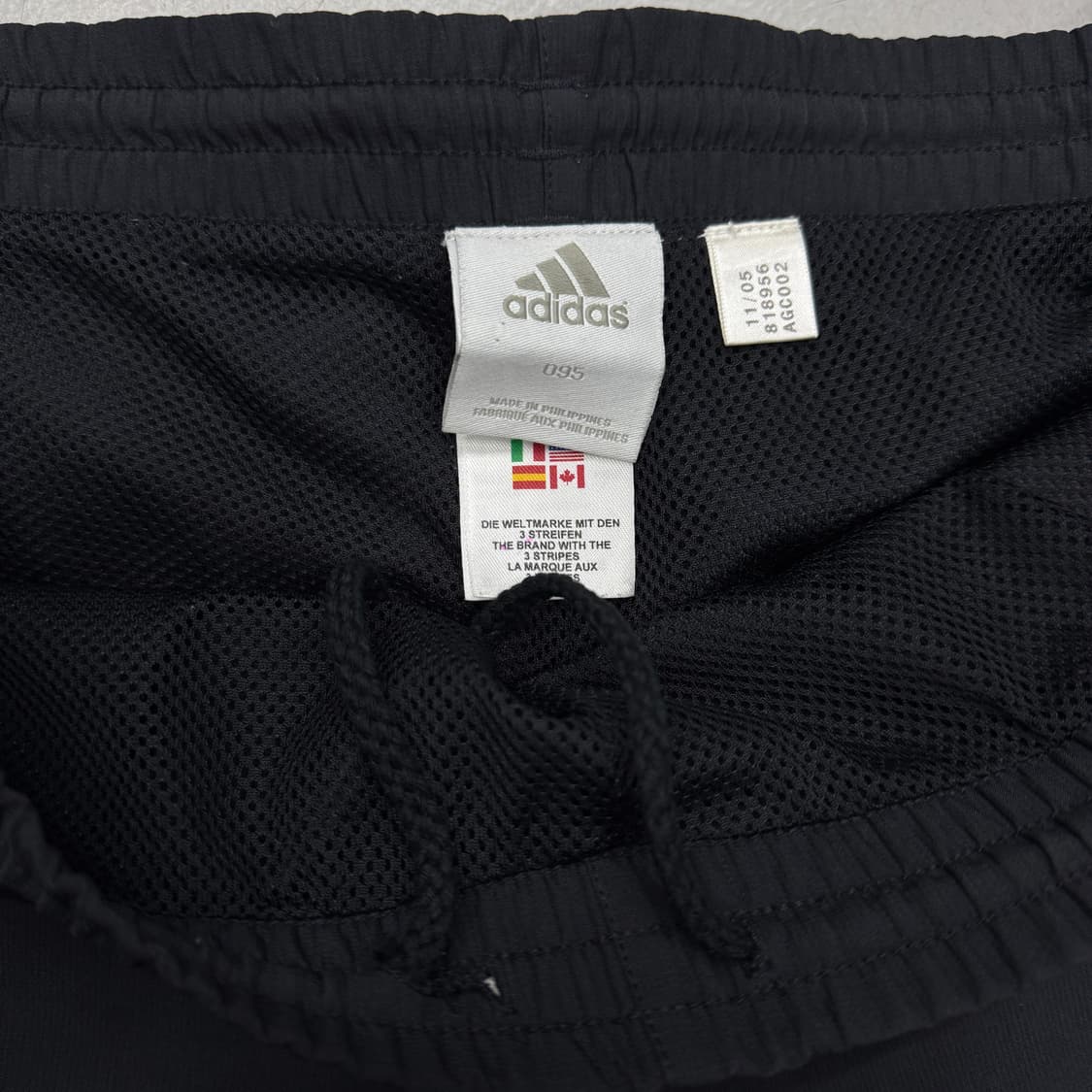 아디다스 00s 삼선 올드스쿨 바람막이 트랙팬츠 블랙 상품이미지6