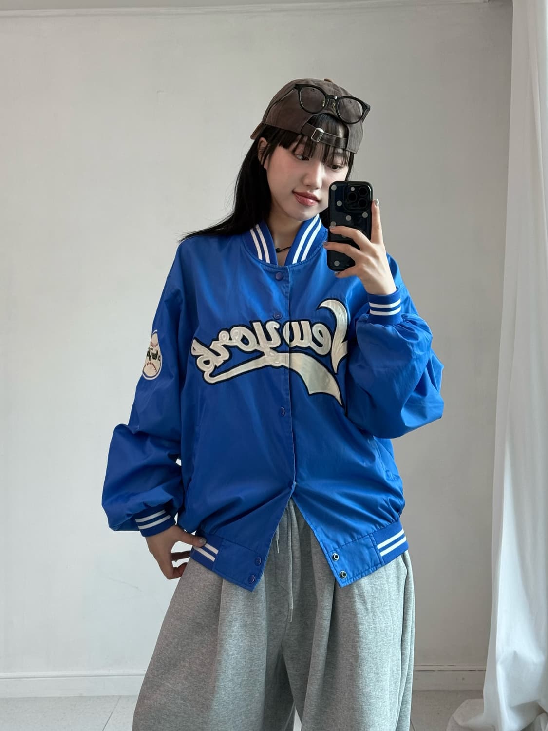 빈티지 뉴욕 바시티 자켓 상품이미지4