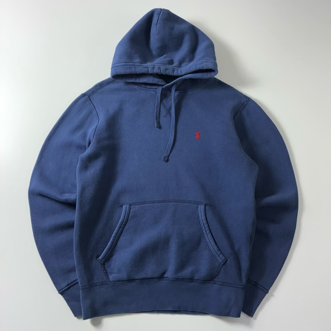 Polo  폴로 랄프로렌 자수 코튼 블루 후드티  상품이미지1