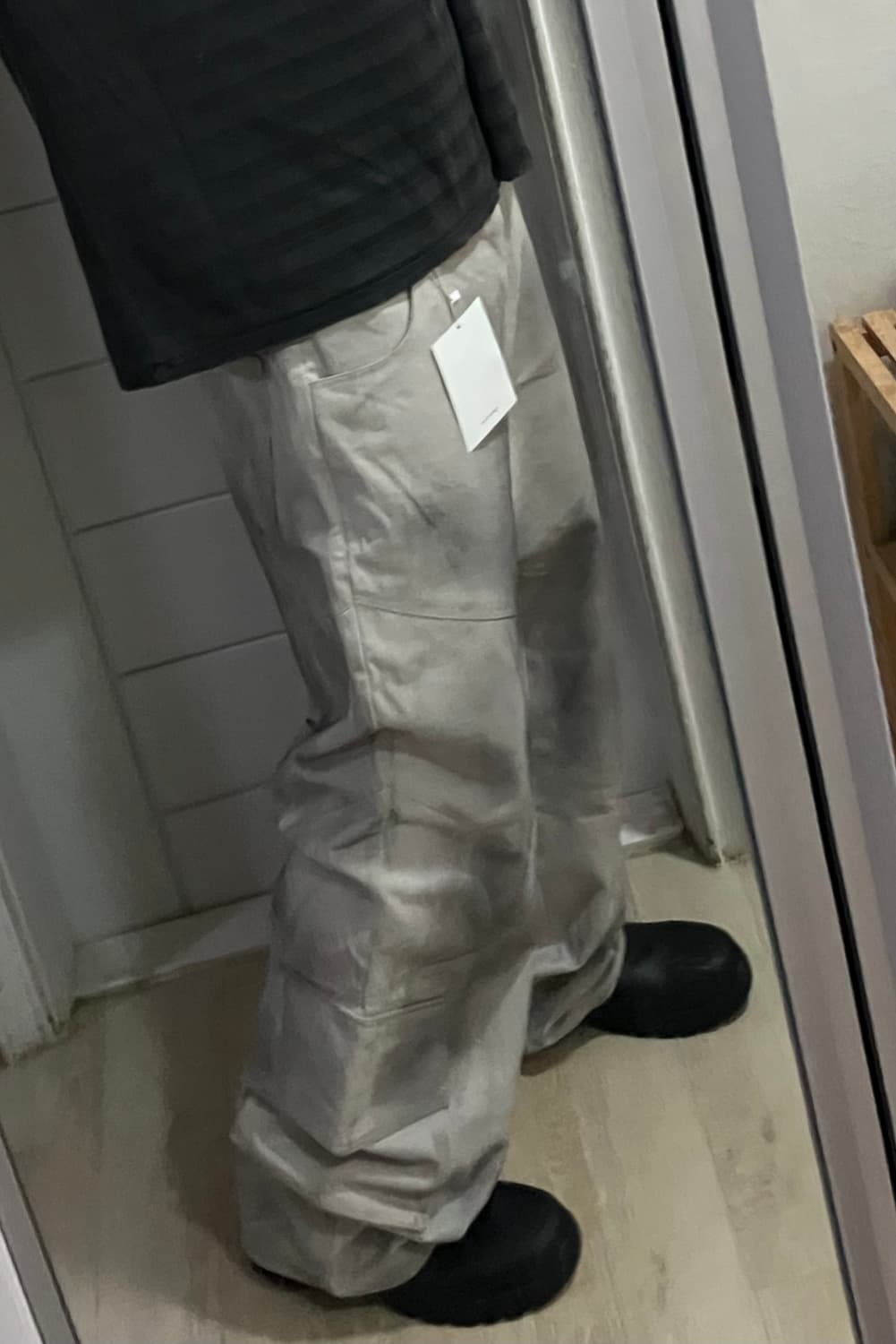애니타임로릭 Rose Washing Pants-Light Gray L 상품이미지5