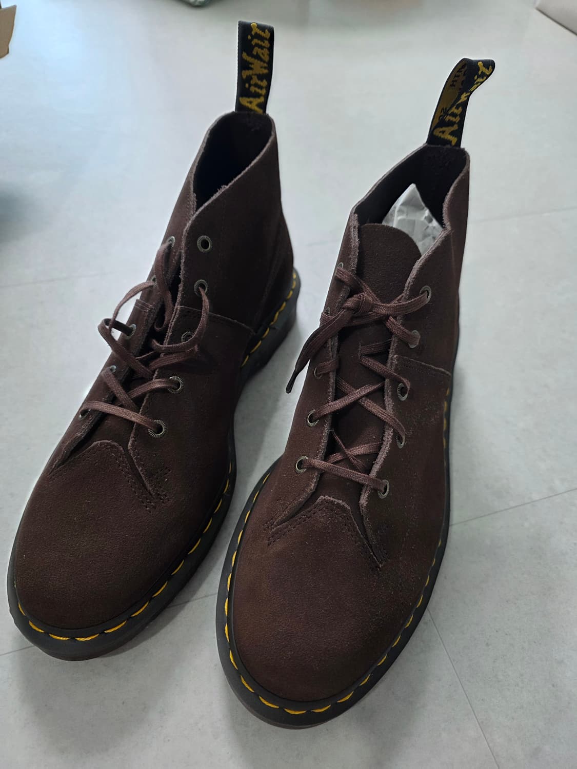 [새상품] 닥터마틴 처치 스웨이드 몽키 부츠 다크 브라운 상품이미지1