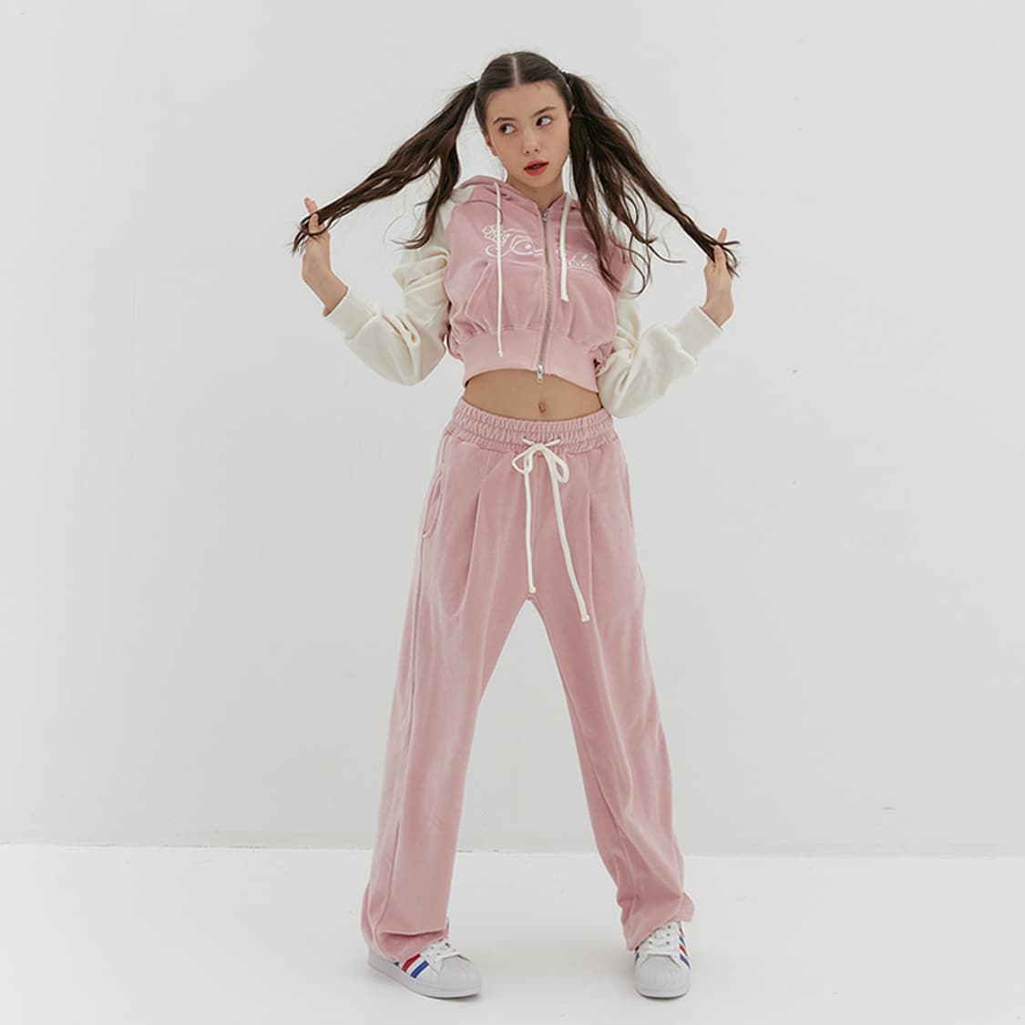 토미라이프 벨로아 벨벳 트레이닝 세트 무료배송 상품이미지4