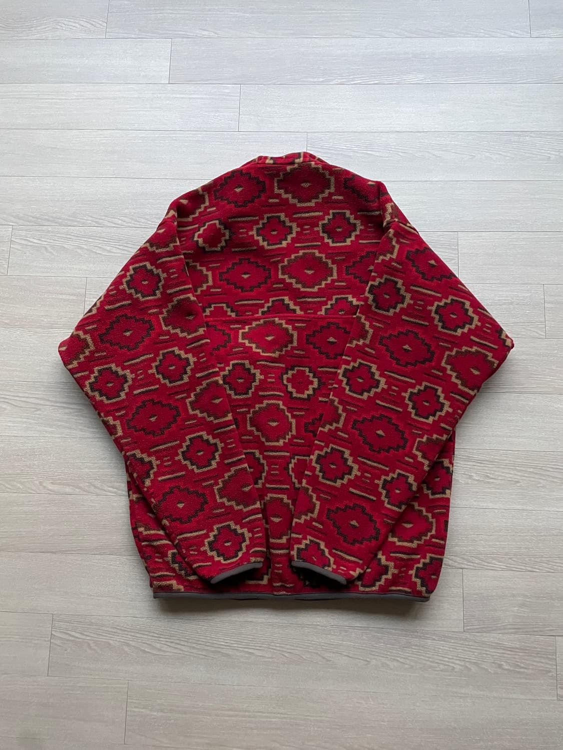 파타고니아 신칠라 아즈텍 레드 패턴 상품이미지2