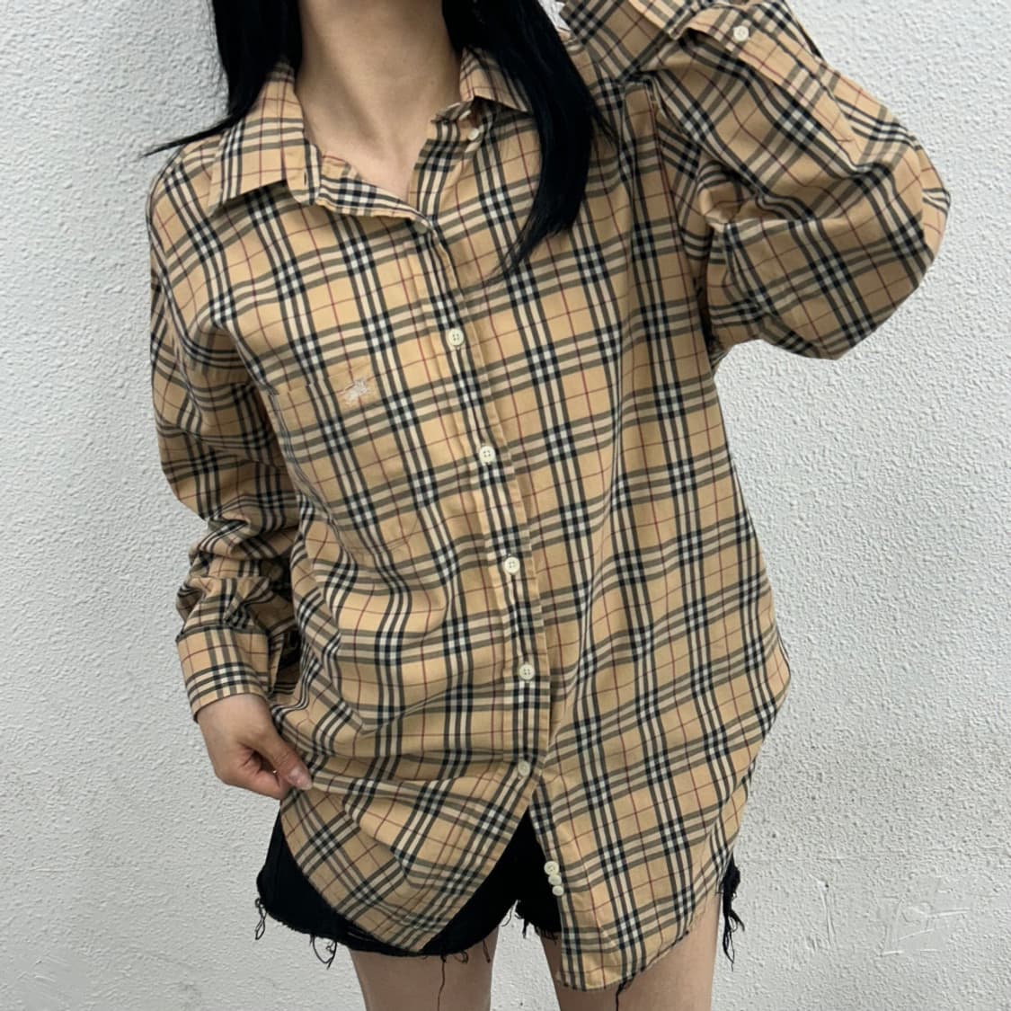  버버리 클래식 노바체크 셔츠 L 상품이미지1