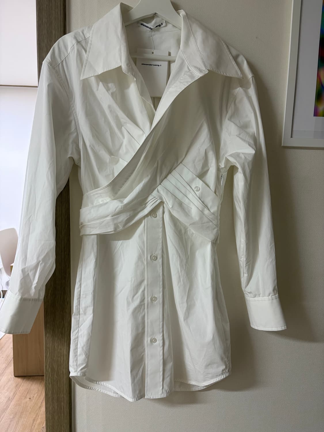 알렉산더왕 화이트 셔츠 원피스 상품이미지3