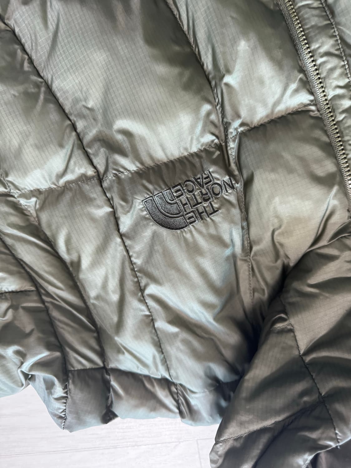 (XL) 노스페이스 웨이브 라이트 온볼 자켓 패딩 카키 상품이미지7