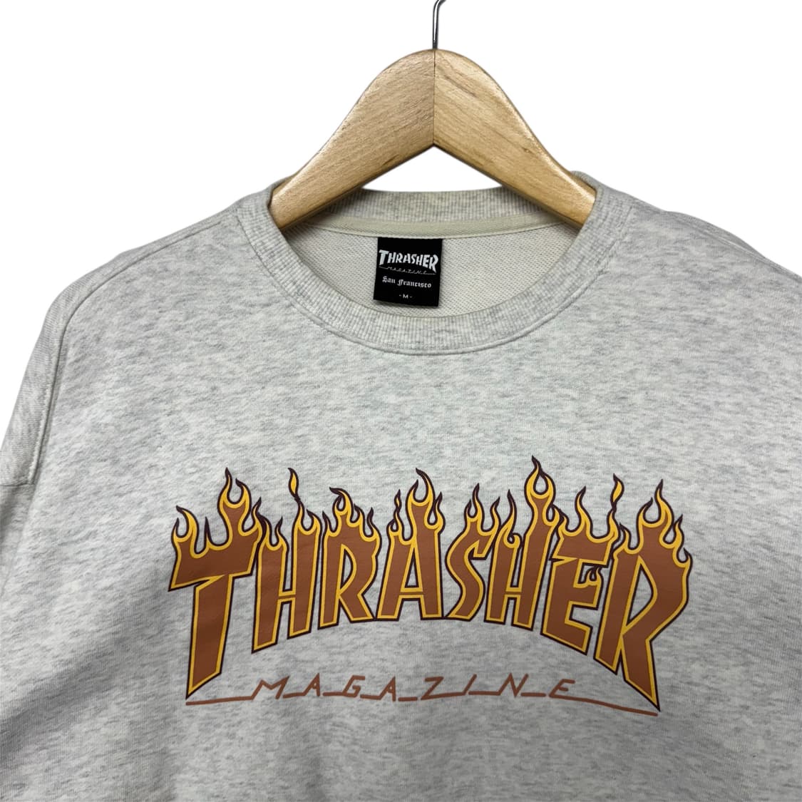 트레셔 불꽃로고 맨투맨 상품이미지2