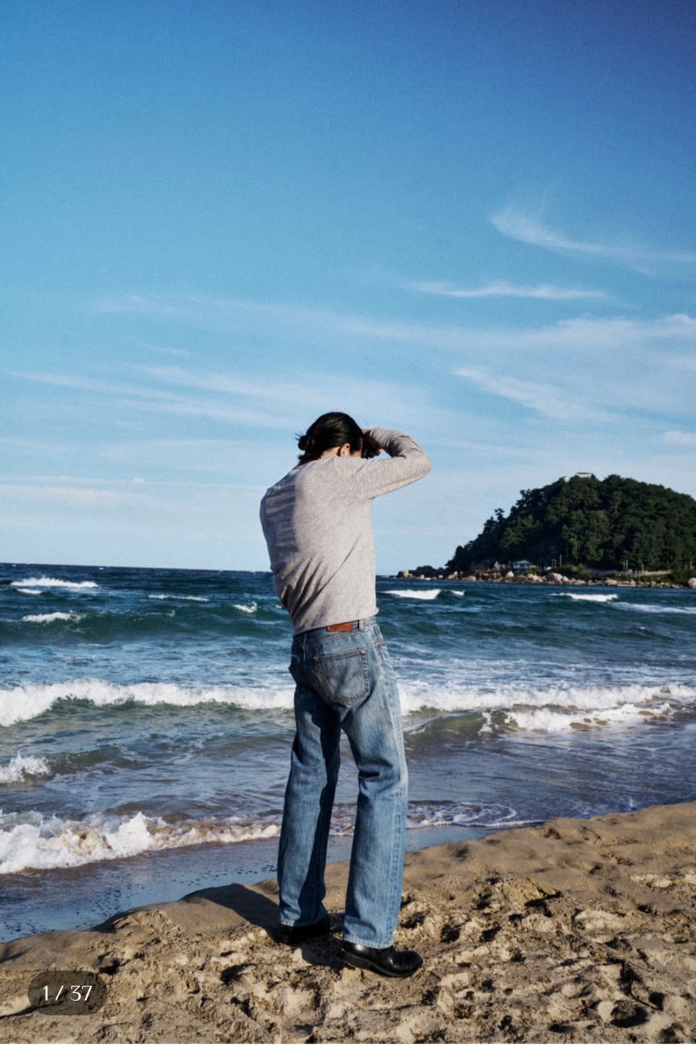 Textured Roll Long Sleeve  상품이미지1