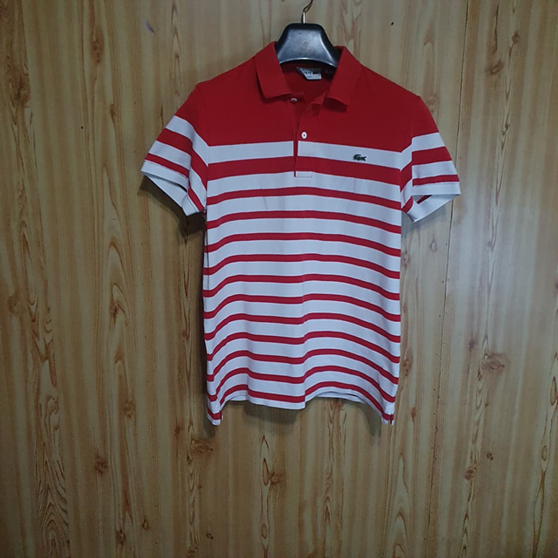 라코스테 슬림핏 반팔 카라티 100 상품이미지1