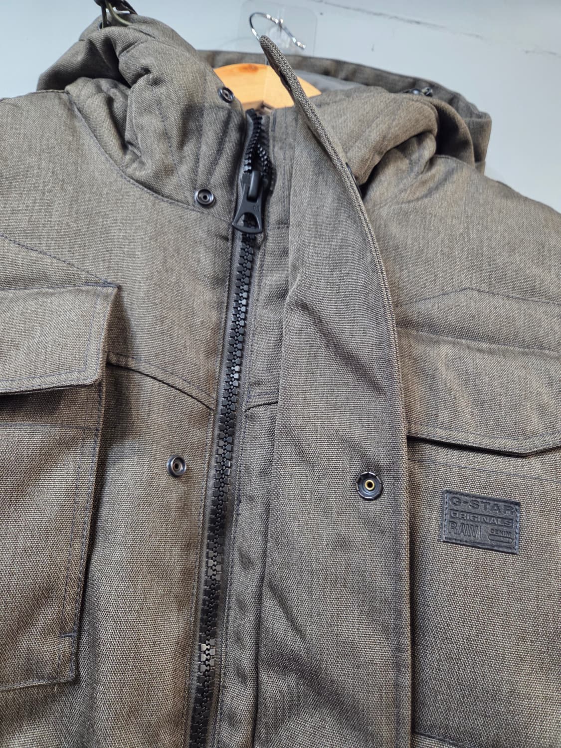 G-STAR RAW 브라운 후드 패딩 점퍼 상품이미지8