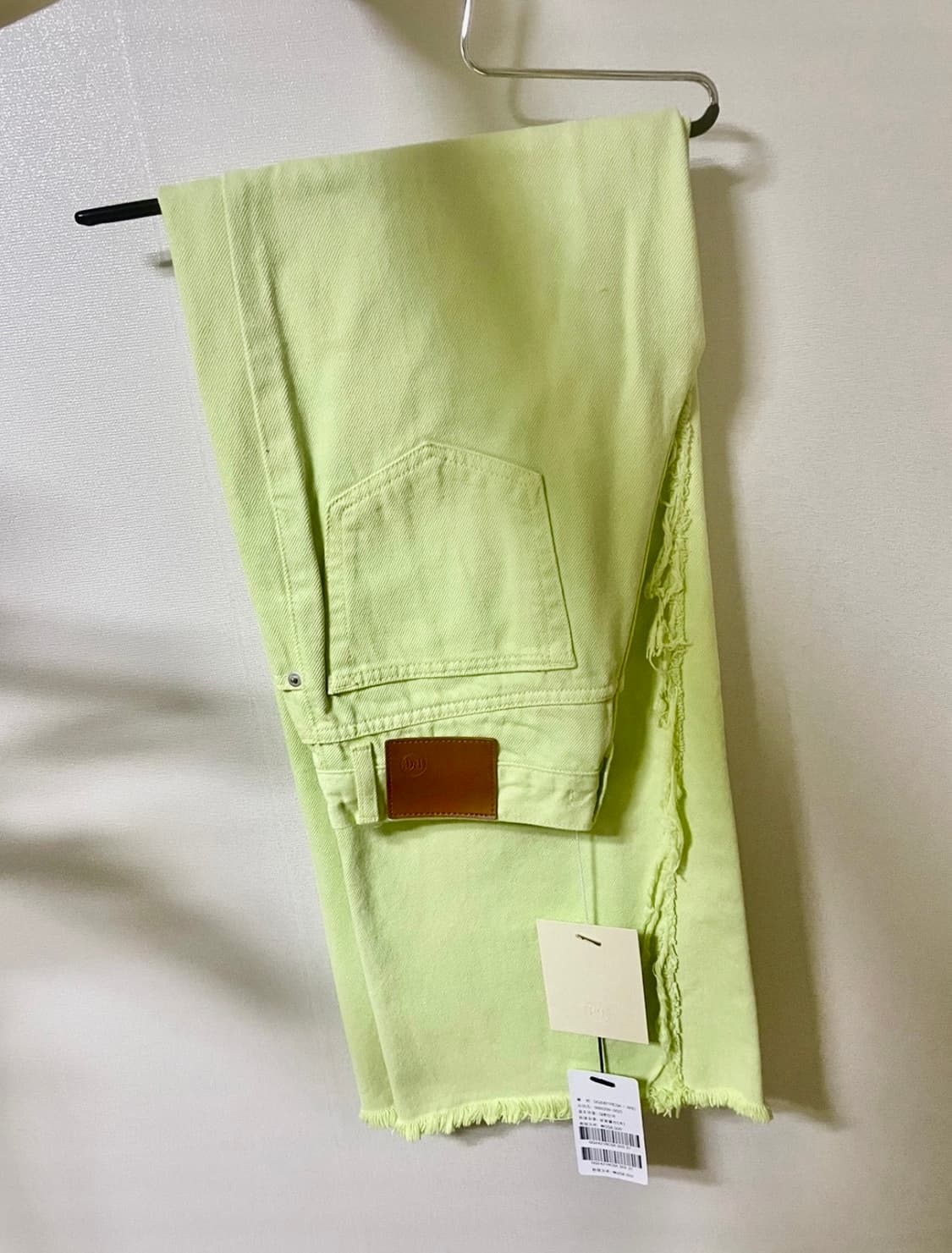 렉토 바지 xs relaxed fit wide frayed detail 상품이미지4