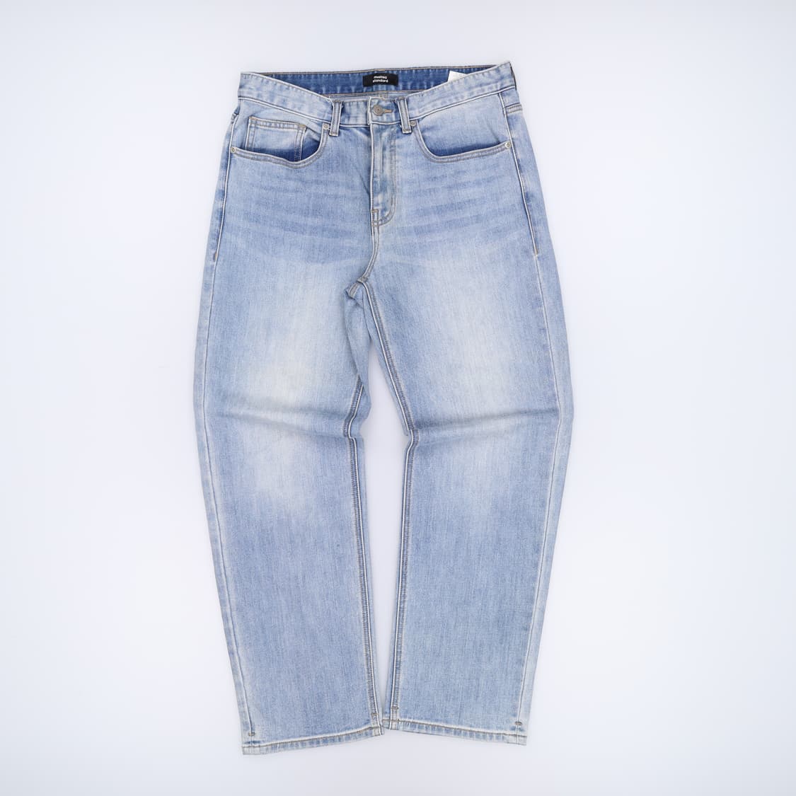 32 무신사 연청 와이드 데님팬츠 0423H1 상품이미지1