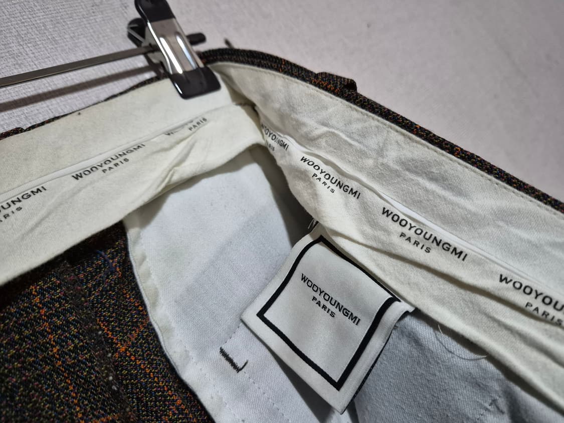 Wooyoungmi 우영미 체크 와이드 팬츠 52(36inch) 상품이미지8