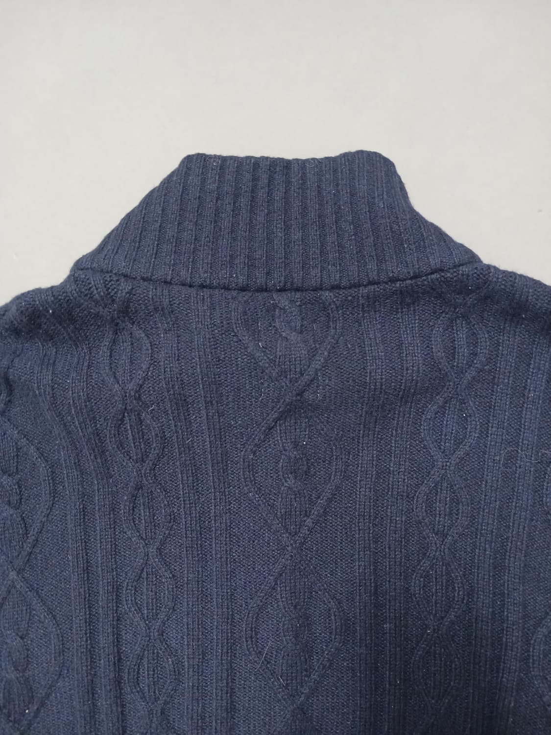 [프리] 아디다스 아디퓨어 네이비 케이블 울 니트 집업 상품이미지7