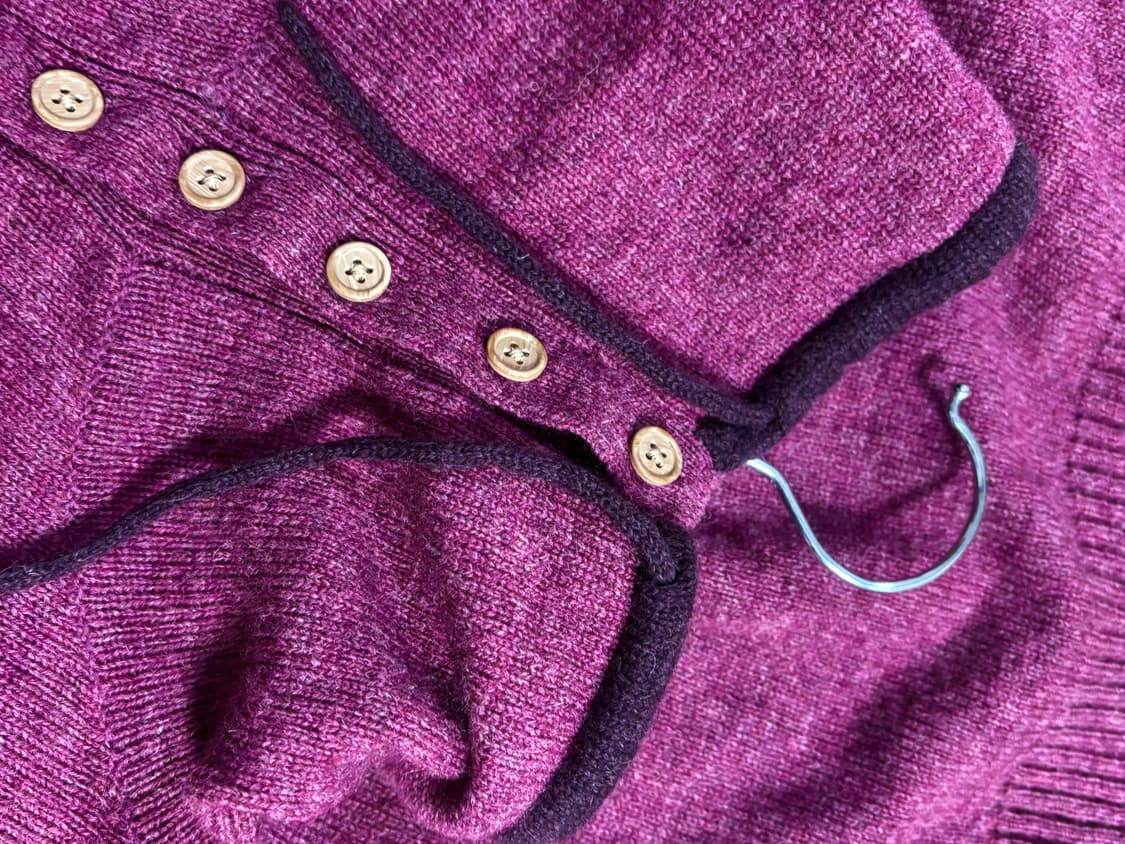 이스트보이 빈티지 퍼플 하이넥 니트 상품이미지4