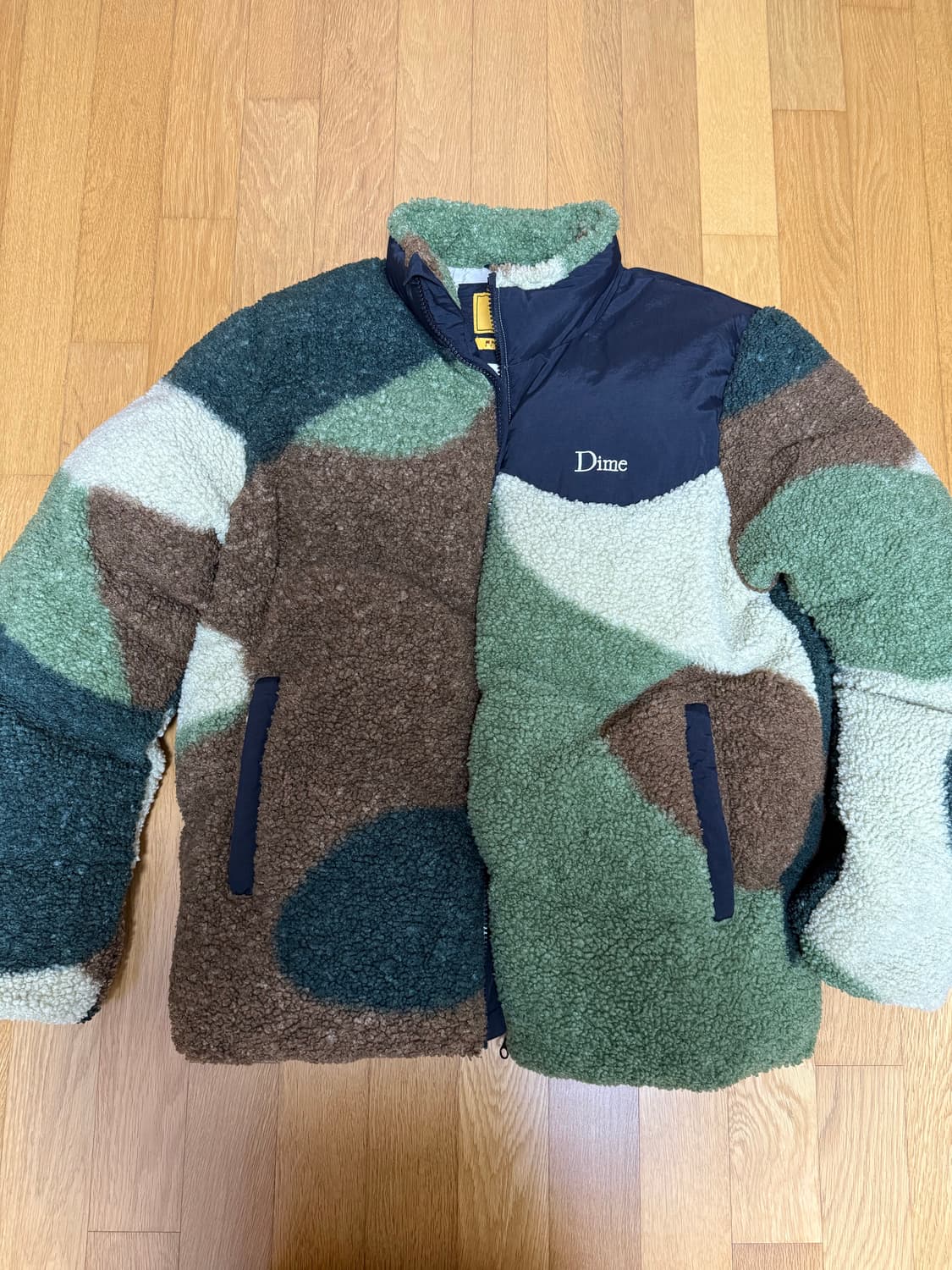 Dime 다임 플리스 자켓 카모 패턴 L사이즈 상품이미지1