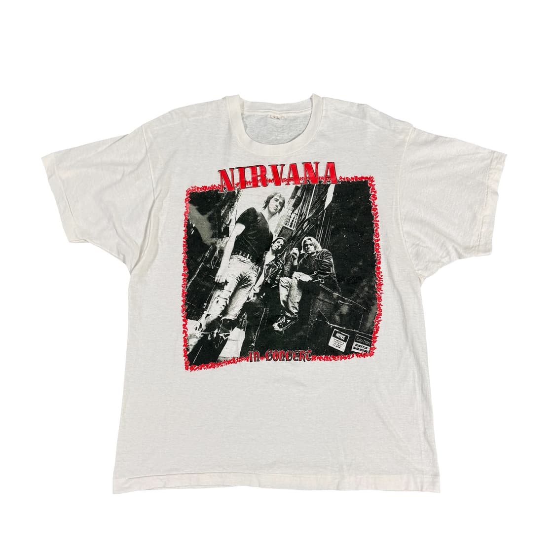 빈티지 90s Nirvana In Utero 너바나 인 유테로 티셔츠 상품이미지1