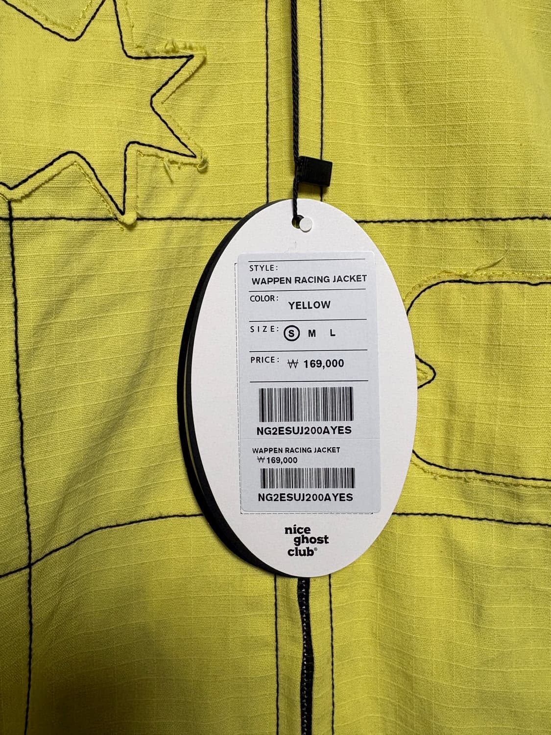 나이스고스트클럽 와펜 레이싱 자켓 상품이미지4